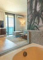 Suite, Ocean View, Beachfront | 1 bedroom, minibar, in-room safe, desk