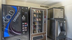 Vending machines with a variety of snacks and drinks, including a 'Cold Drinks' machine. - Red Roof Inn Columbus East - Reynoldsburg (Columbus)
