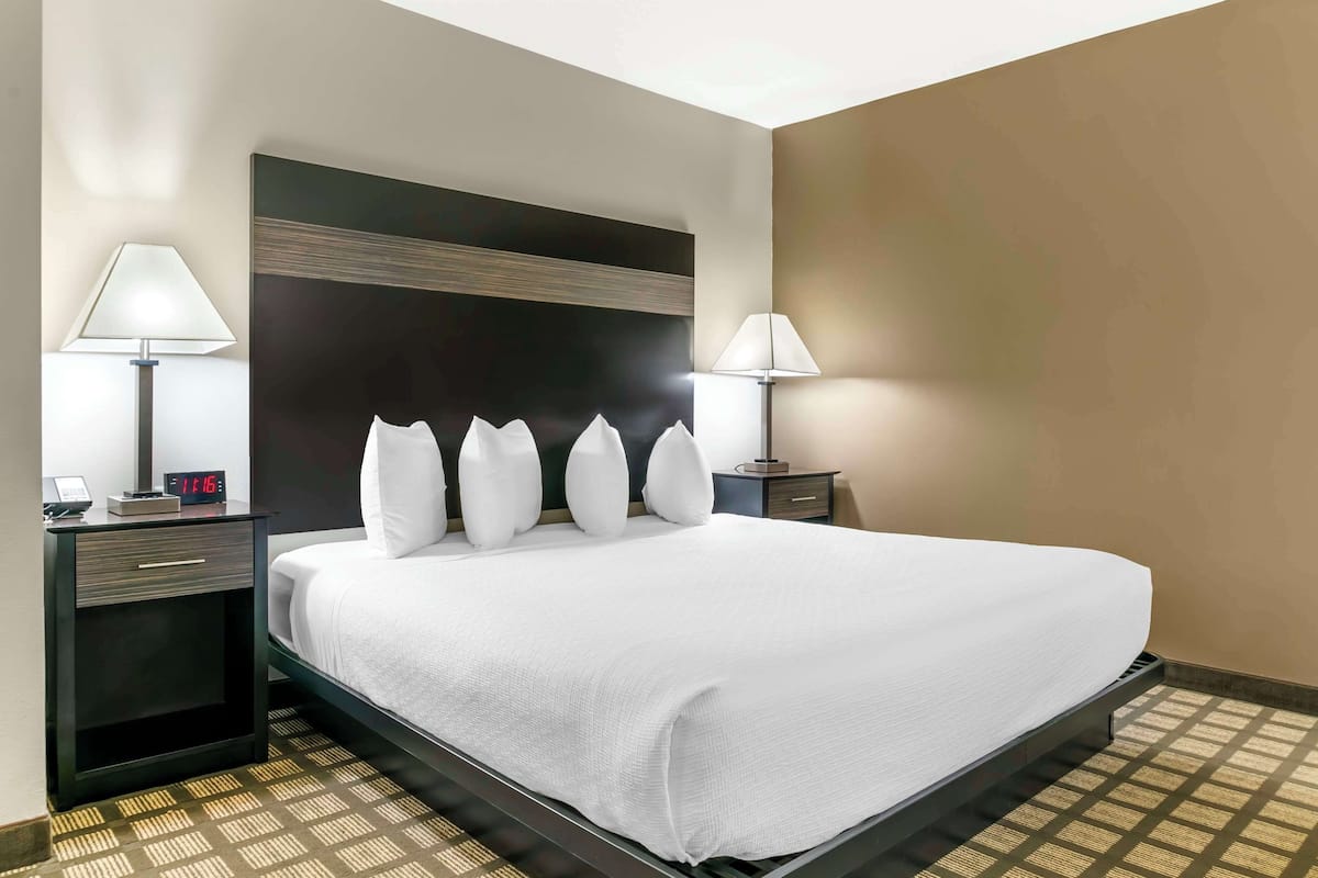 Hypo-allergenic bedding, iron/ironing board, WiFi, bed sheets