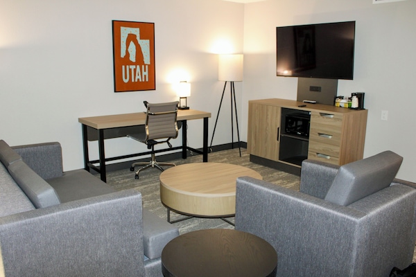 In-room safe, desk, blackout drapes, iron/ironing board