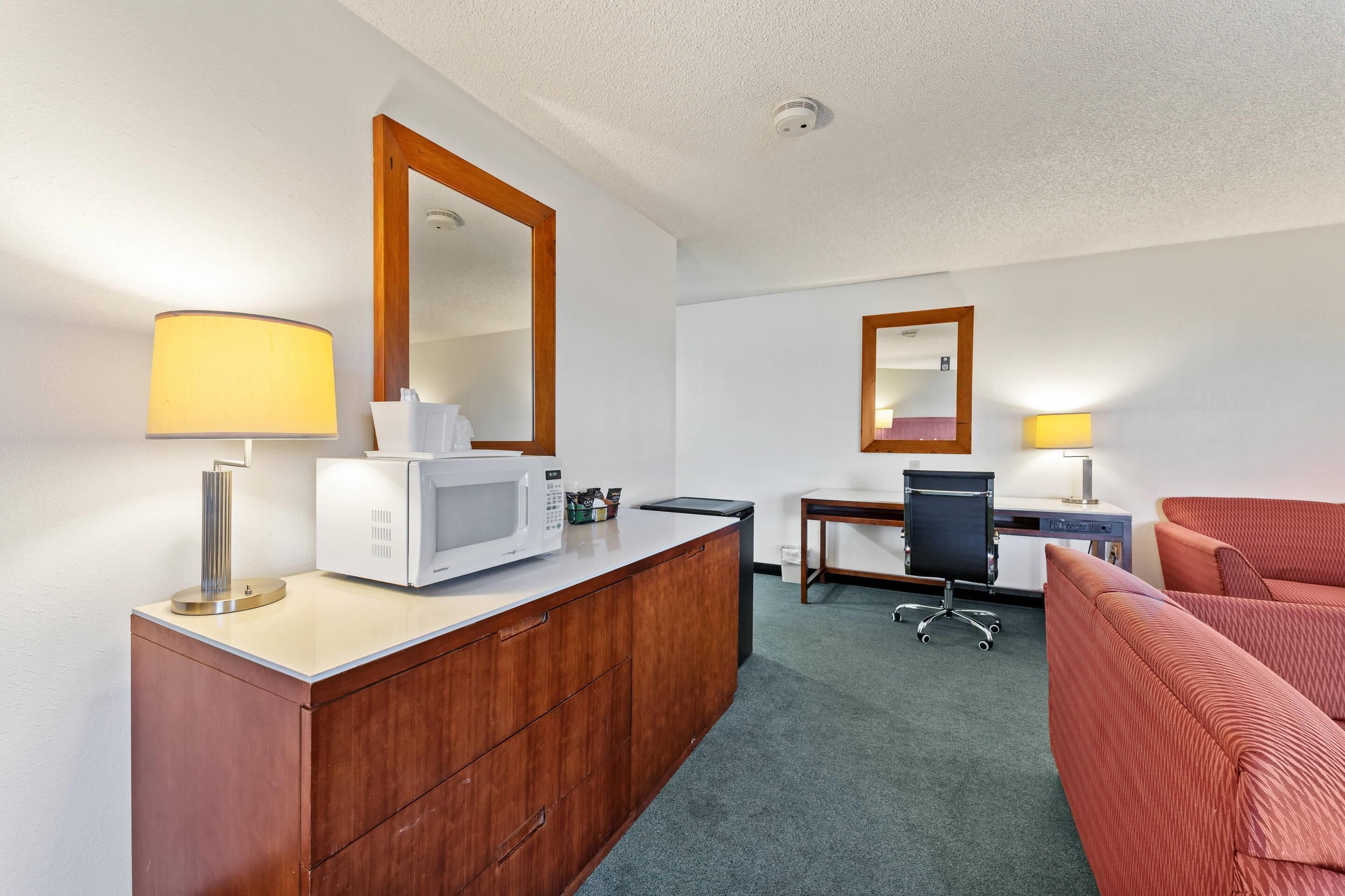 Suite, Multiple Beds, Non Smoking | In-room safe, desk, blackout drapes, iron/ironing board