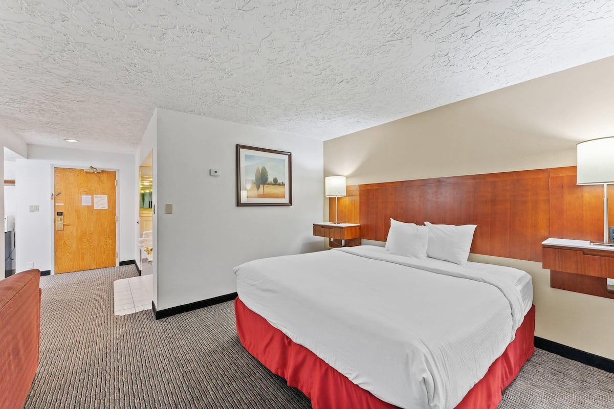 Suite, 1 King Bed, Non Smoking | In-room safe, desk, blackout drapes, iron/ironing board