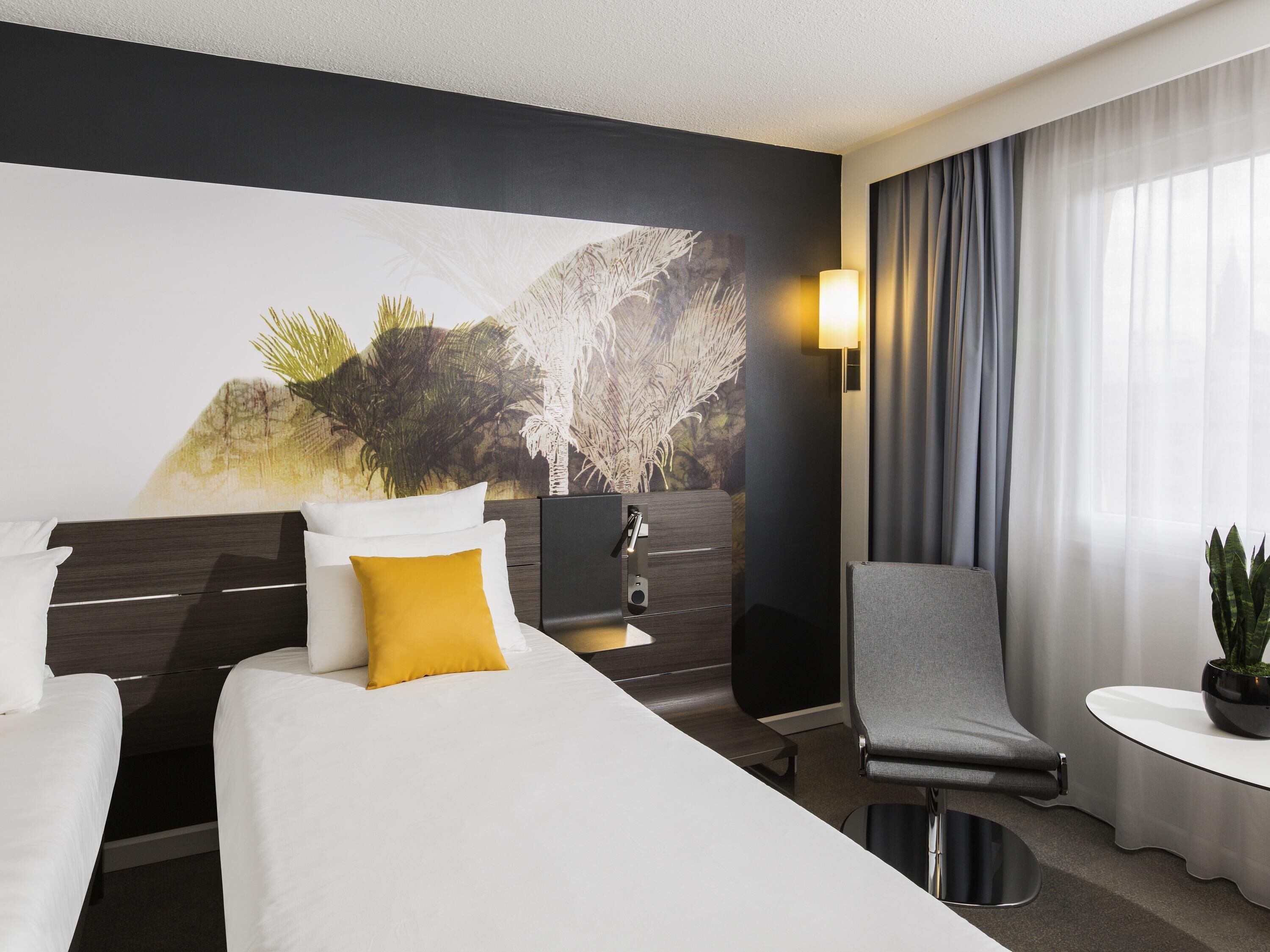 Superior kamer, 2 eenpersoonsbedden | Luxe beddengoed, een kluis op de kamer, een bureau
