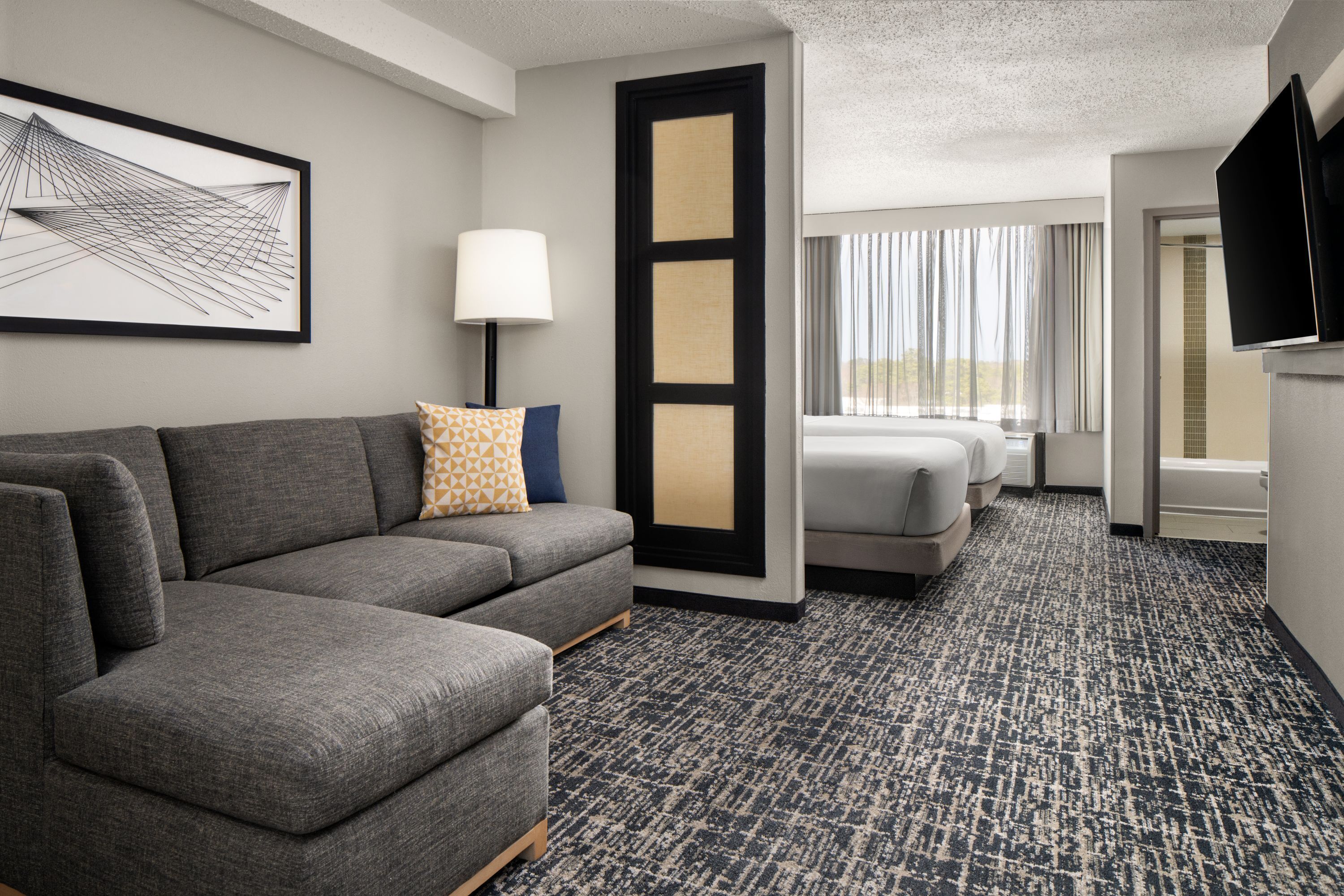 standard room, multiple beds (2 double beds with sofa bed) | premium bedding, desk, laptop workspace, blackout curtains