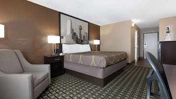 Room, 1 King Bed, Accessible, Non Smoking (Tub with Grab Bars) | Desk, iron/ironing board, free WiFi, bed sheets