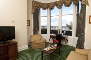 1 bedroom, desk, laptop workspace, iron/ironing board