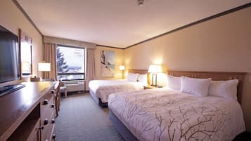 Desk, blackout curtains, iron/ironing board, free WiFi