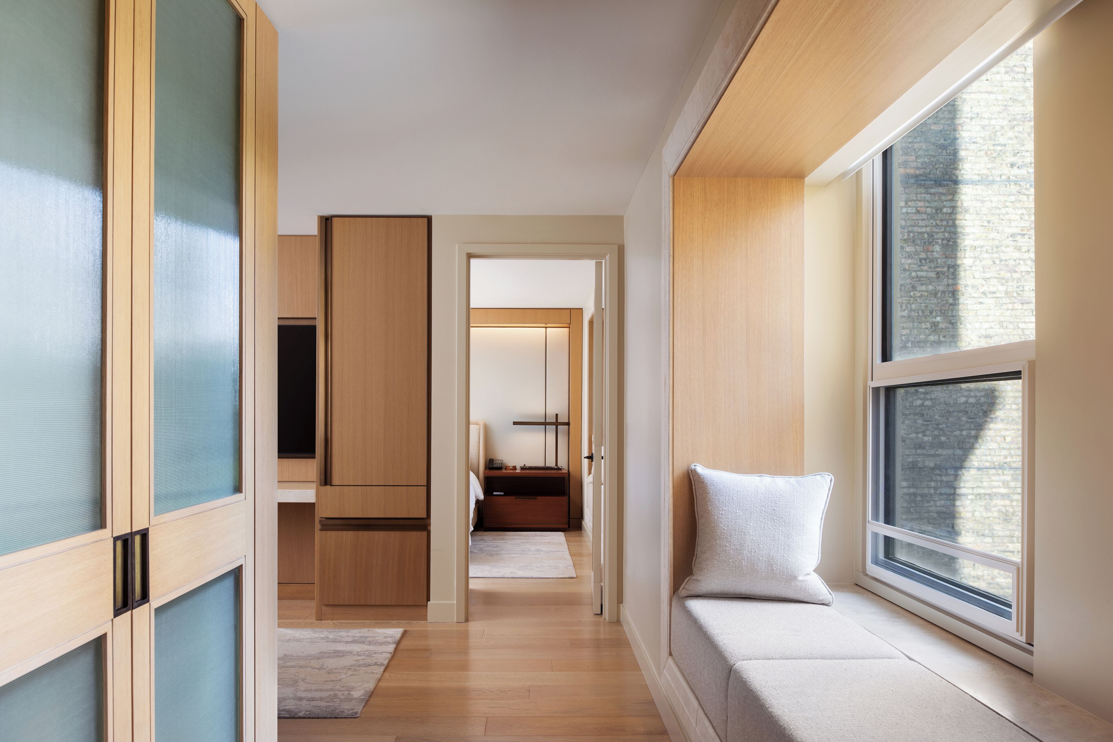 suite (mindfulness) | living area | 65-inch lcd tv with satellite channels, tv, streaming services