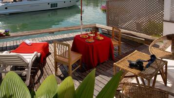 Suíte (Glamour com deck privativo) | Terraço/pátio