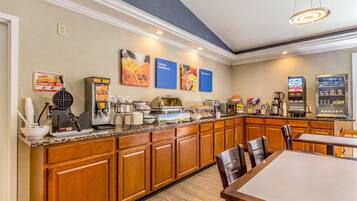 Gratis frukostbuffé varje dag