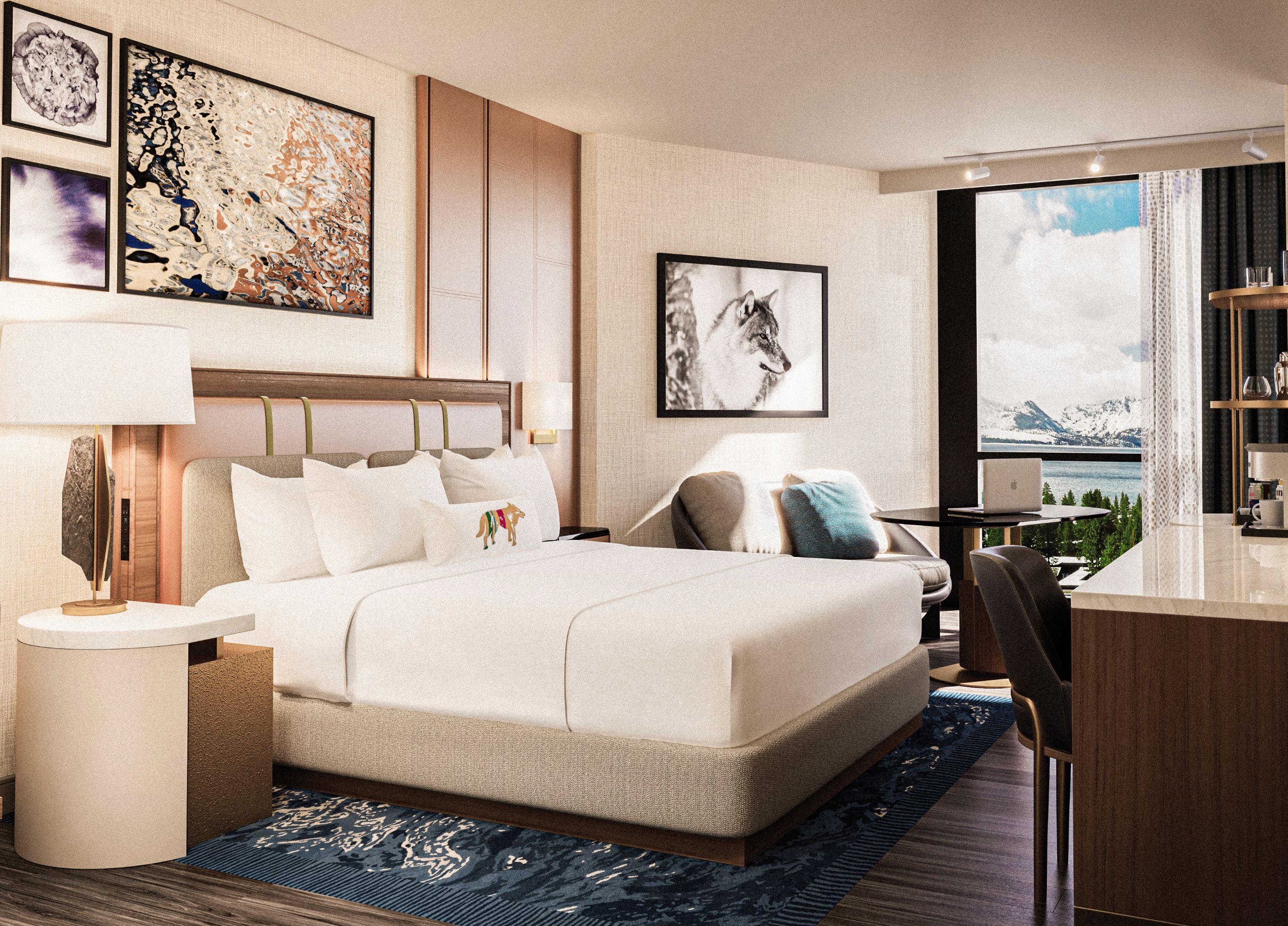 Sengetøy av topp kvalitet, skrivebord og skrivebord for bærbar PC