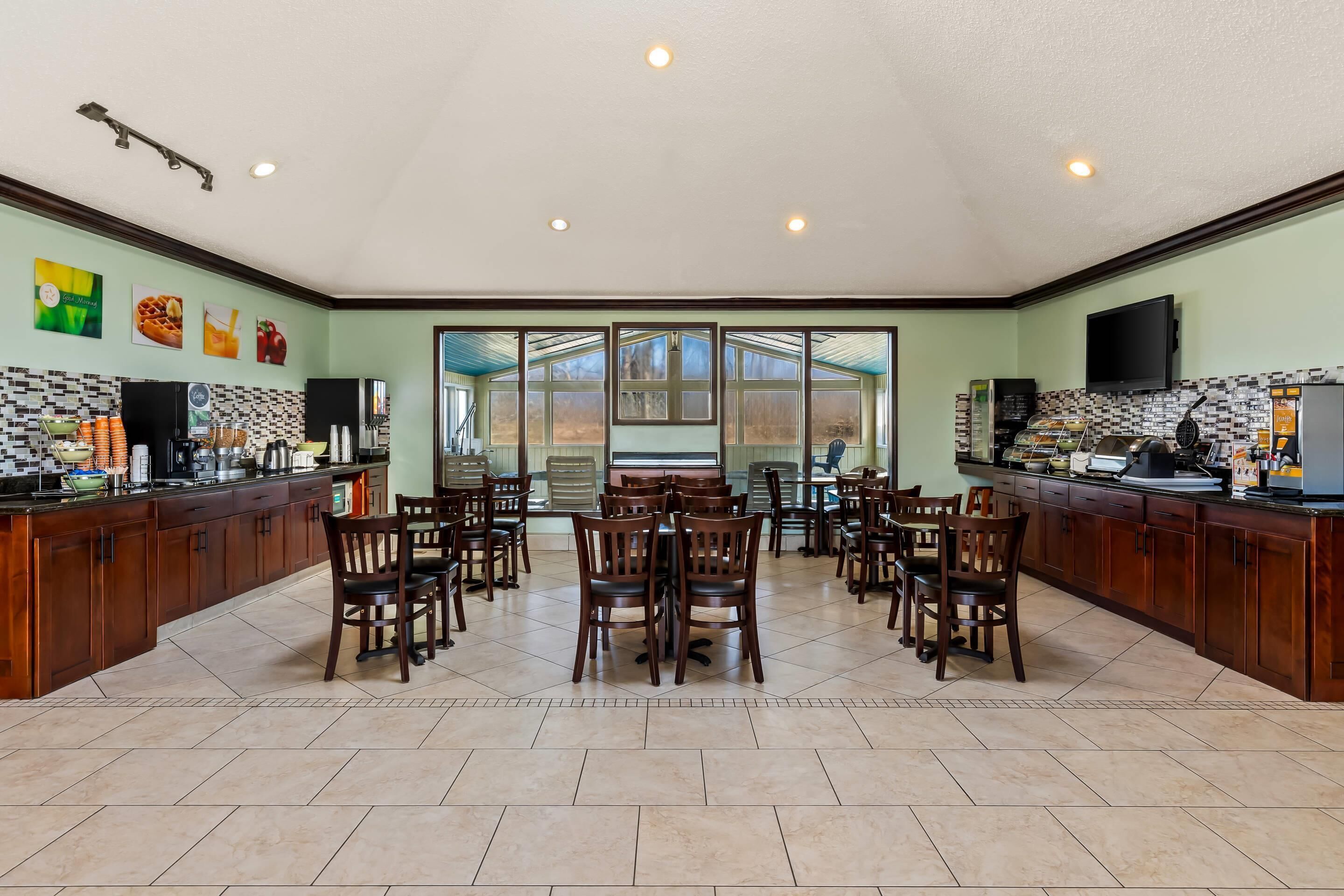 Free daily on-the-go breakfast