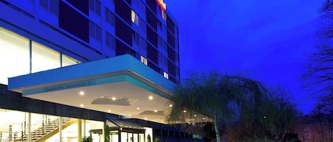 Front of property – evening/night