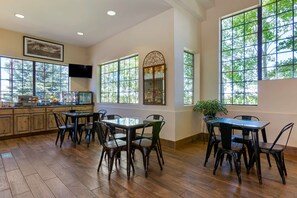 Free daily full breakfast