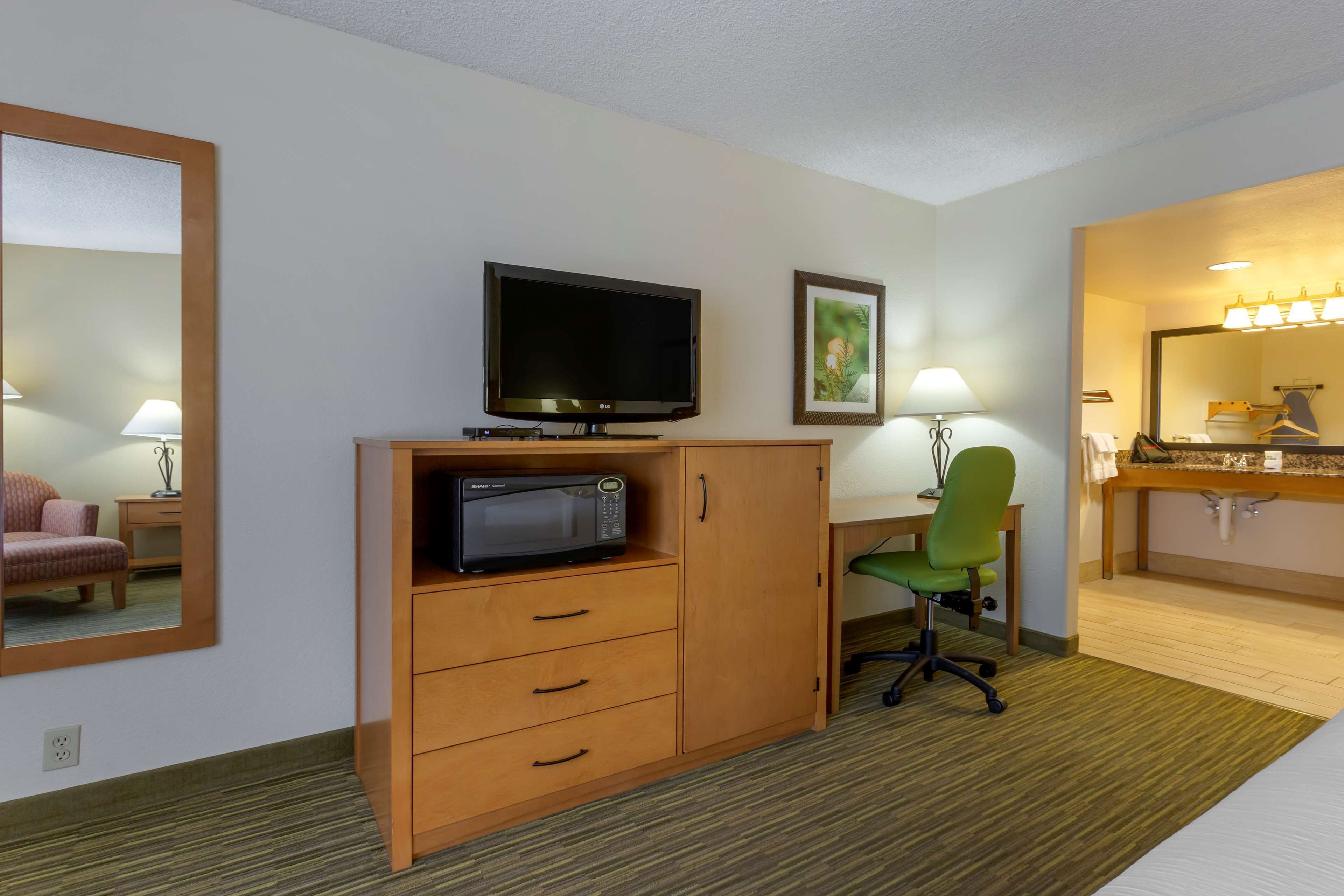 standard room, 1 king bed, accessible, bathtub | 1 bedroom, desk, laptop workspace, iron/ironing board