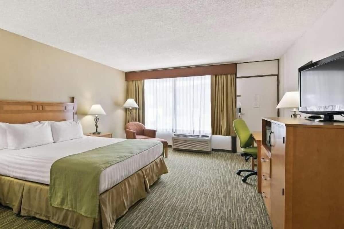 Desk, laptop workspace, iron/ironing board, free WiFi