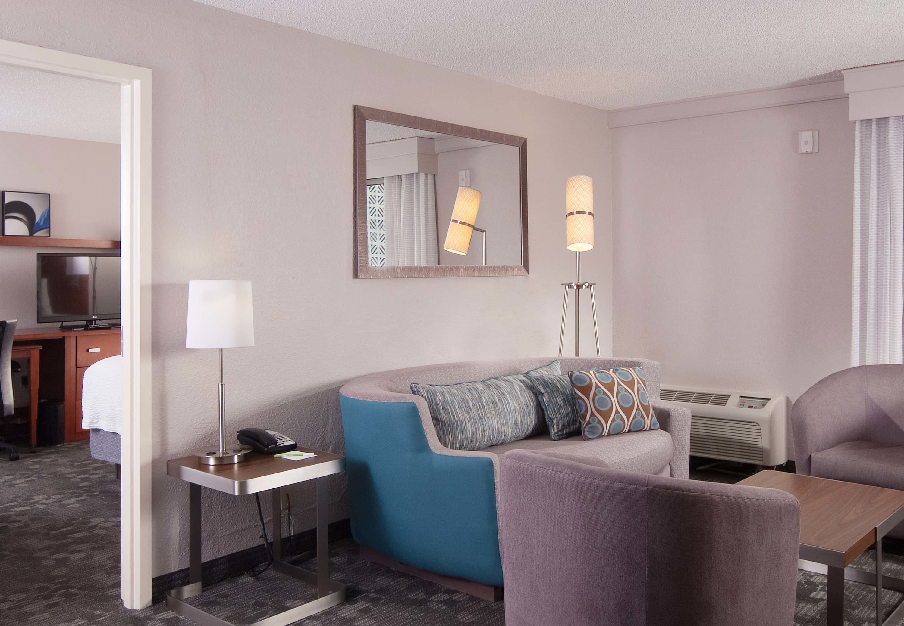 suite, 1 bedroom | 1 bedroom, hypo-allergenic bedding, pillow-top beds, in-room safe