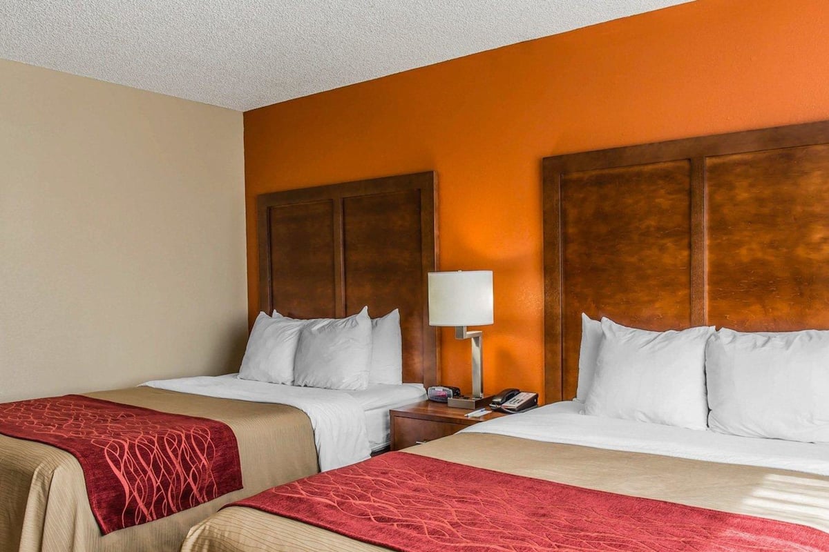 In-room safe, desk, laptop workspace, iron/ironing board