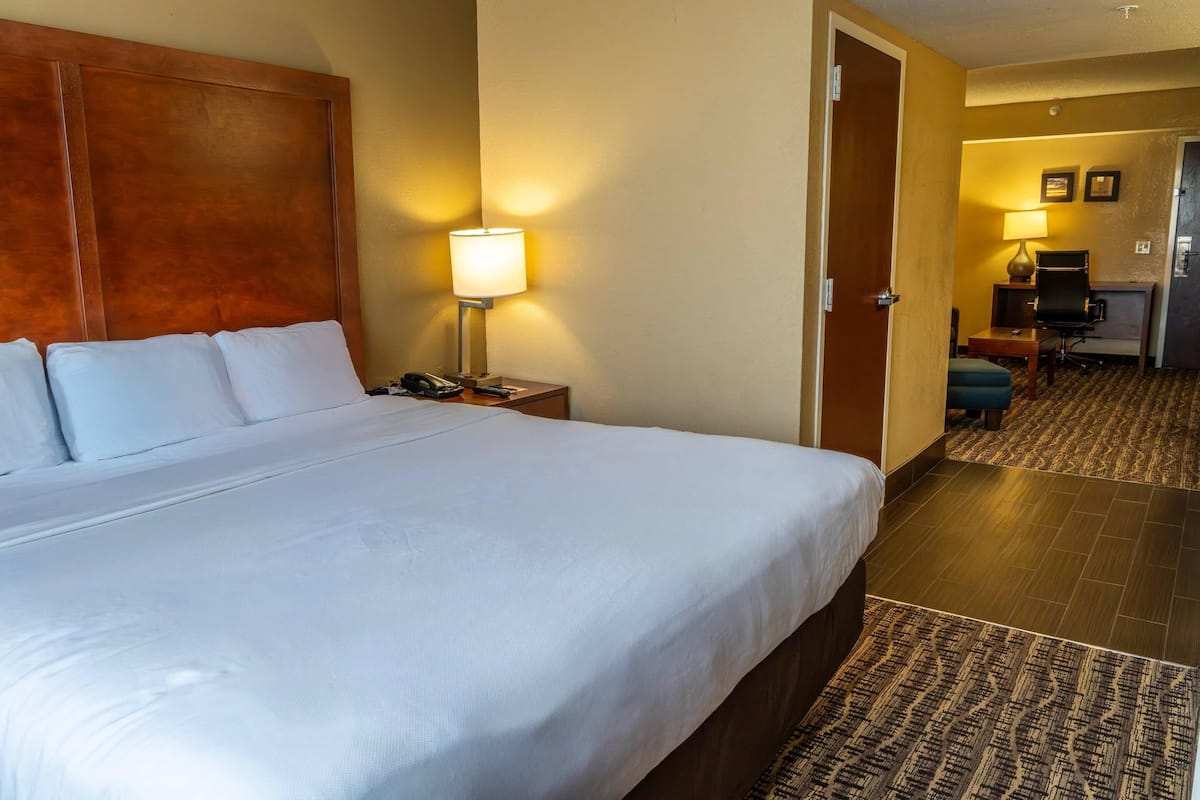 Suite, 1 Katil Raja (King) dengan Katil Sofa, Non Smoking | Peti besi dalam bilik, meja, ruang kerja komputer riba