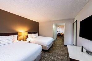 Suite, Multiple Beds | 1 bedroom, premium bedding, desk, blackout drapes