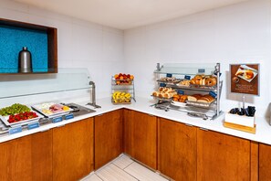 Free daily self-serve breakfast