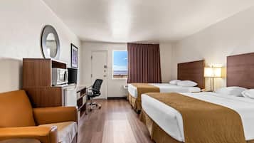 Room, 2 Queen Beds, Non Smoking | Iron/ironing board, free cots/infant beds, rollaway beds, free WiFi