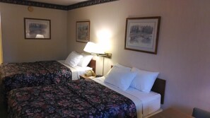 Desk, blackout curtains, iron/ironing board, free WiFi