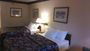 Desk, blackout curtains, iron/ironing board, free WiFi