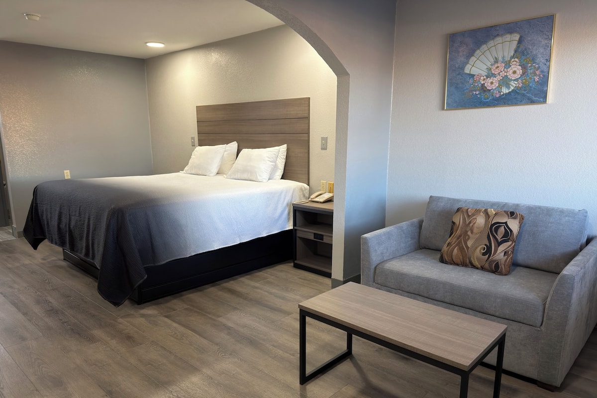 Room, 1 King Bed, Non Smoking | Desk, iron/ironing board, rollaway beds, free WiFi