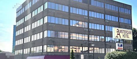 Overnatningsstedets facade