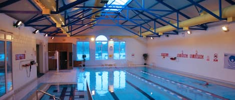 Indoor pool, outdoor pool