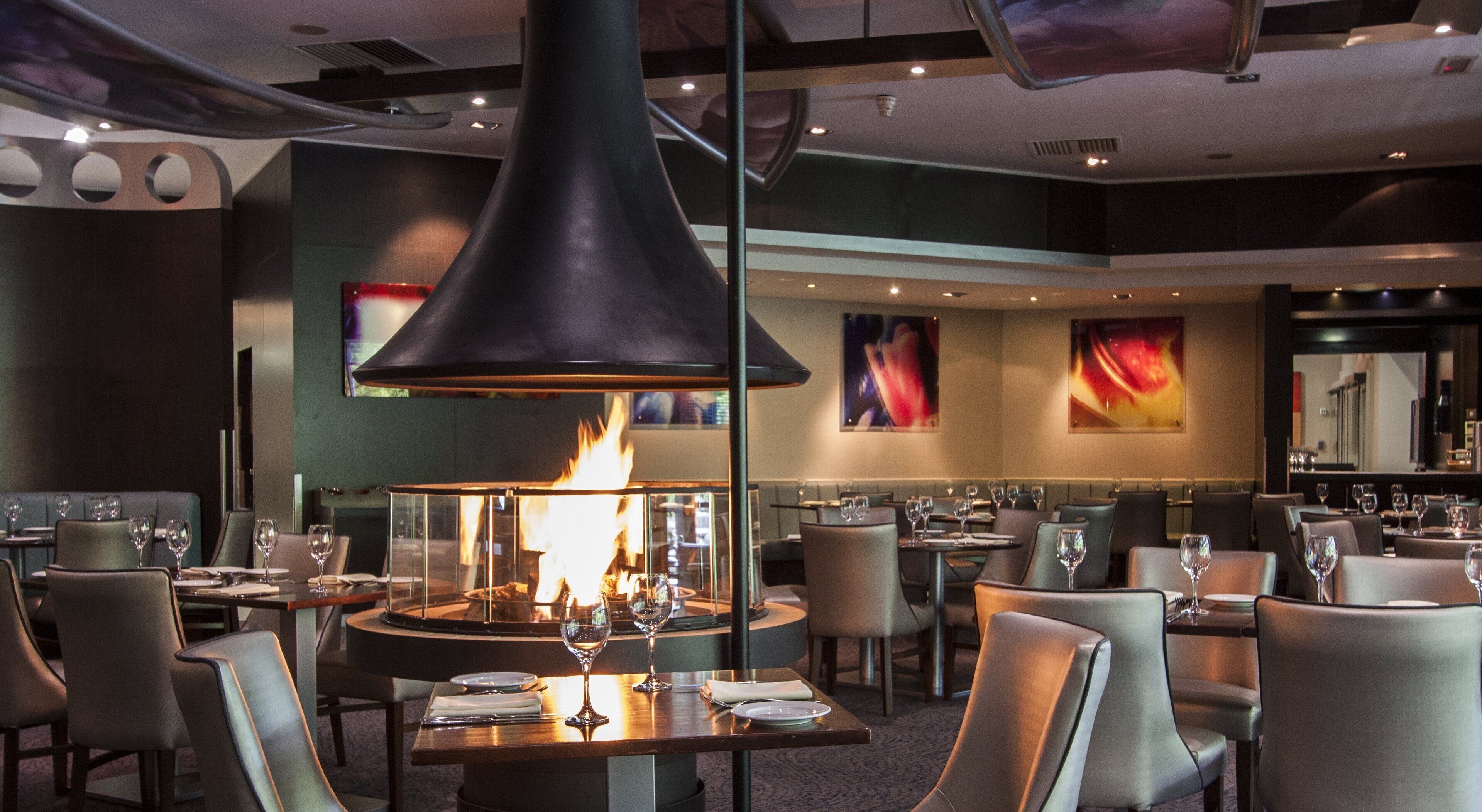 breakfast, lunch, dinner served; modern european cuisine, garden views