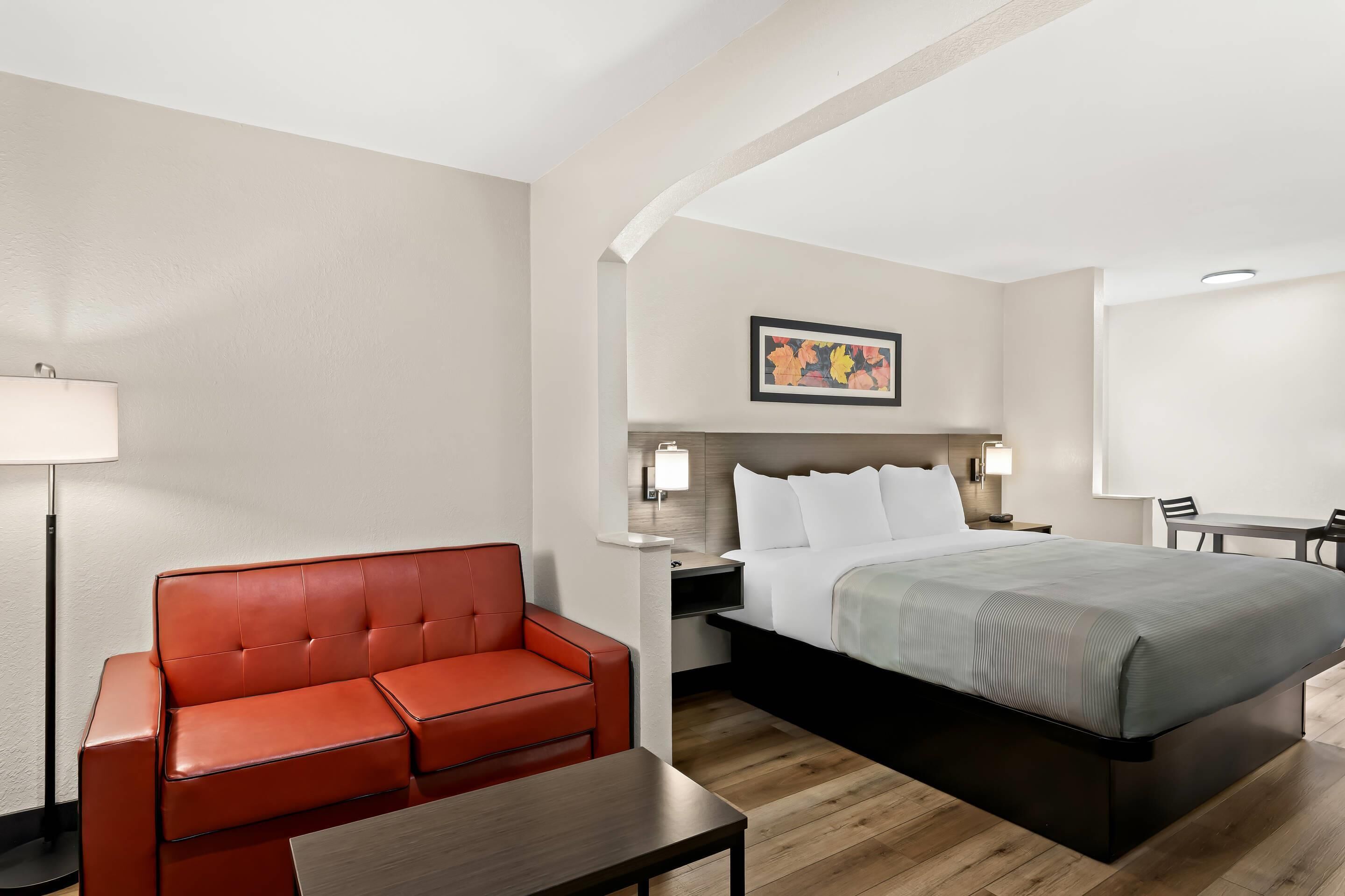 Skrivebord, skrivebord for bærbar PC og blendingsgardiner