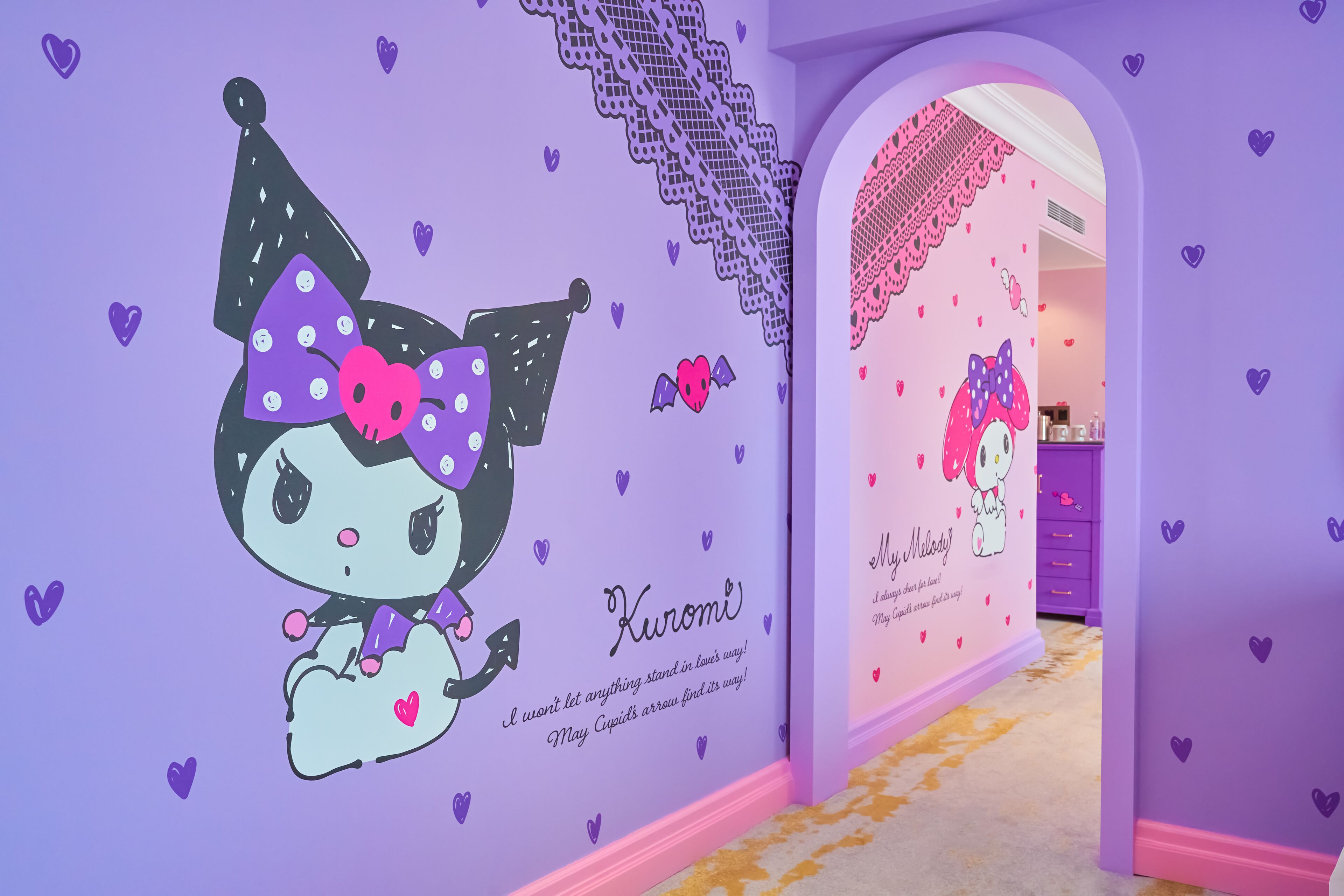 my melody & kuromi  family suite | 1 bedroom, down duvets, in-room safe, desk