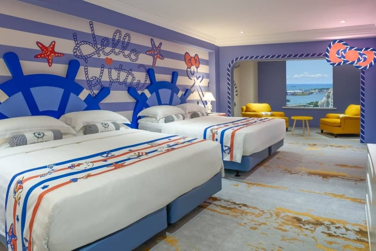 Hello Kitty Premium Family-Harbor View | 1 bedroom, down duvets, in-room safe, desk