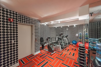 Fitness center at Ameritania Hotel at Times Square