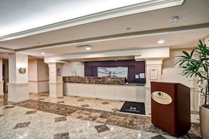 Check-in/check-out kiosk