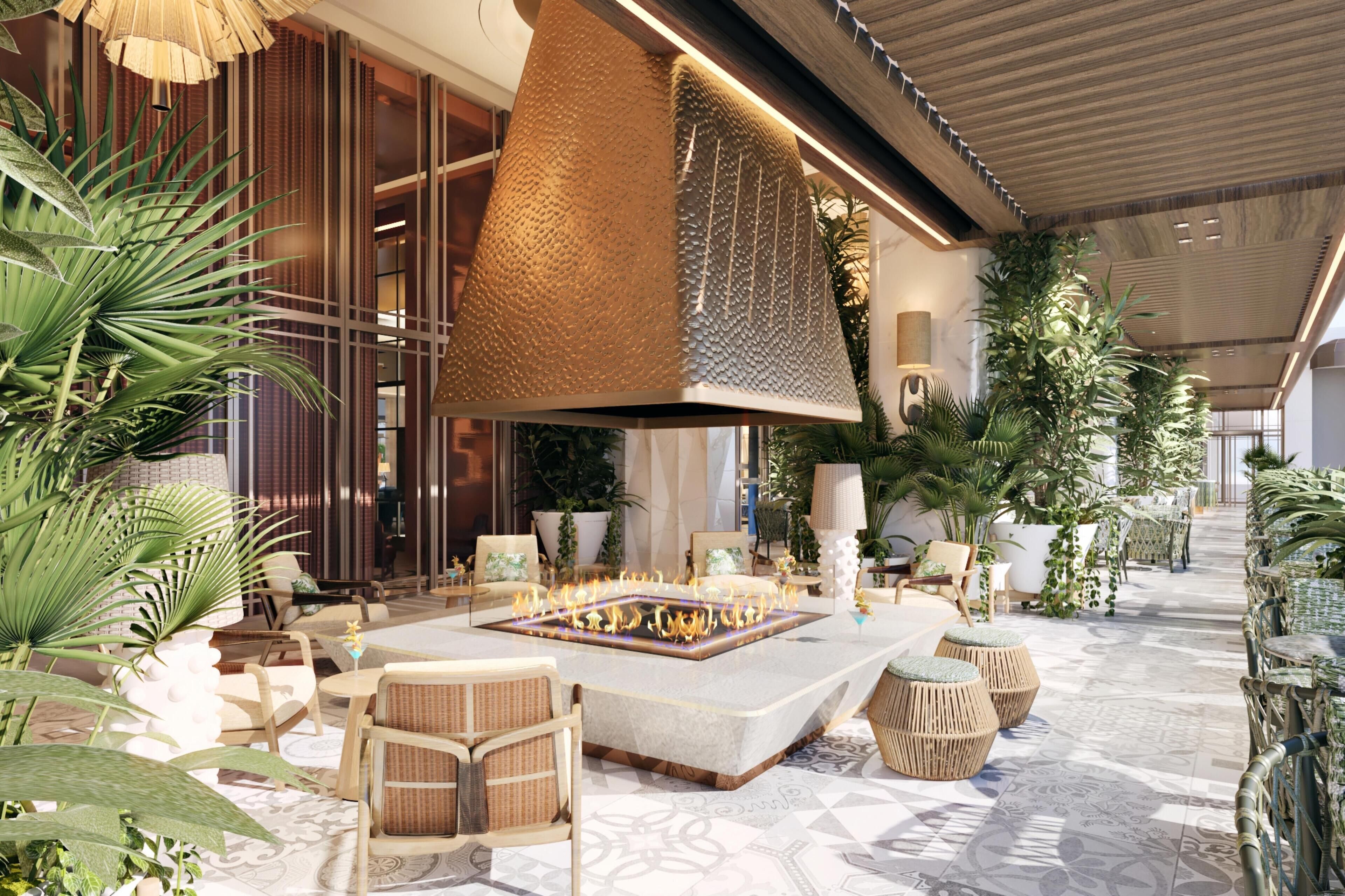 Bar de coquetéis, vistas para a piscina, aberto todos os dias