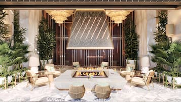 Cocktailbar, Blick auf den Pool, täglich geöffnet