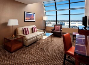 Suite, 1 Bedroom | 1 bedroom, premium bedding, pillowtop beds, in-room safe