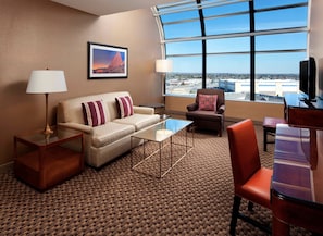 Suite, 1 Bedroom | 1 bedroom, premium bedding, pillowtop beds, in-room safe