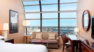 Premium bedding, pillowtop beds, in-room safe, desk