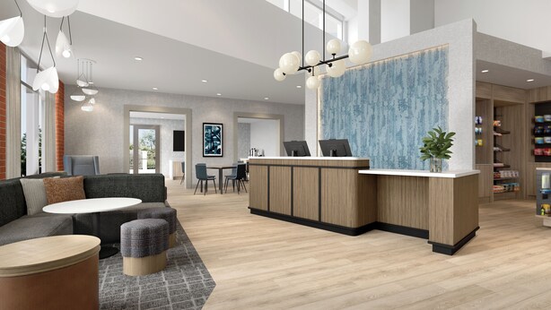 Sala de estar en el lobby