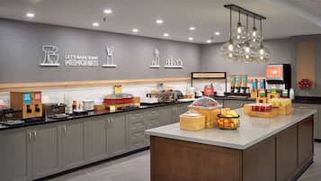 Free daily buffet breakfast