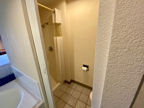 Suite, 1 King Bed, Smoking | Bathroom shower