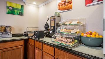 Free buffet breakfast