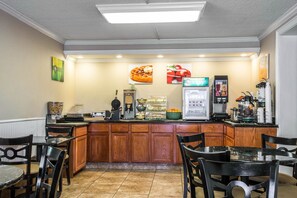 Free buffet breakfast