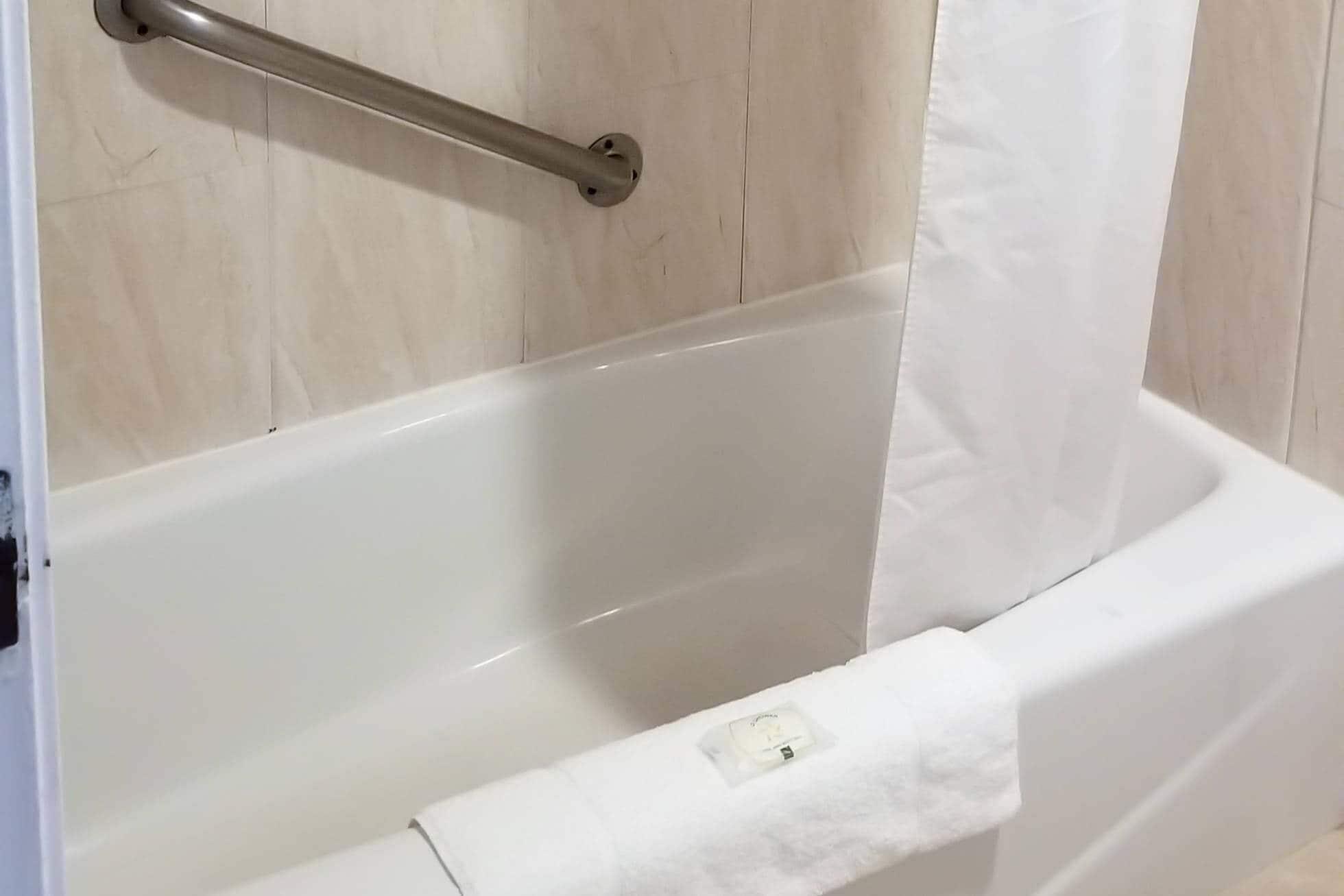 1 bedroom, desk, laptop workspace, blackout curtains