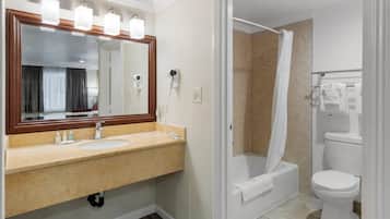 1 bedroom, desk, laptop workspace, blackout curtains