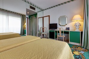 Egyptian cotton sheets, minibar, in-room safe, desk
